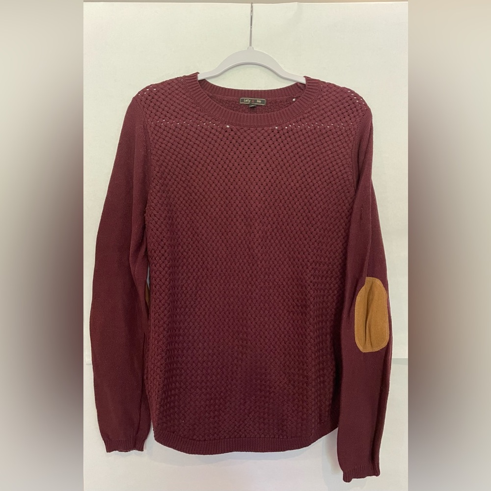Lety & Me Burgundy Sweater - Size Medium